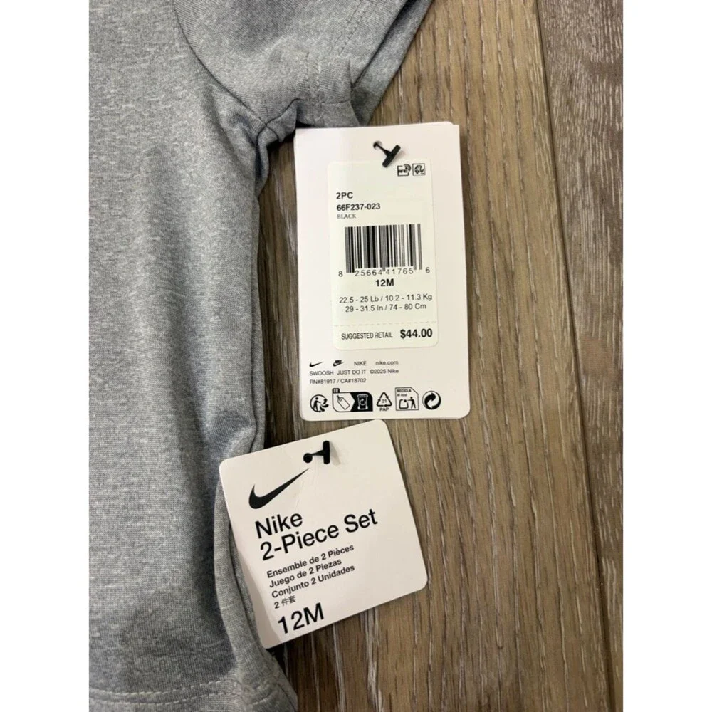 Nike T-Shirt & Shorts Dri Fit 2 Piece Set NWT